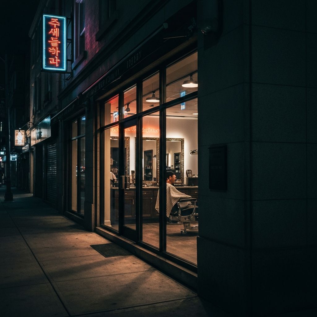 Magic Orient barbershop exterior